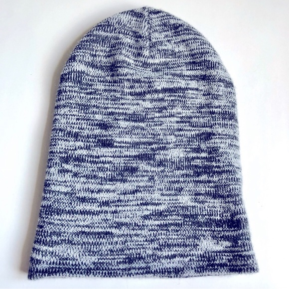 VICTORIA SECRET PINK Beanie Marled BLACK GRAY HEATHER Women’s - Picture 7 of 15